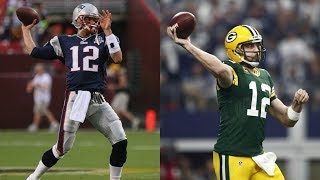 Who can throw a hail mary first?!?tom brady vs aaron rodgers!! madden 18 challenge!!