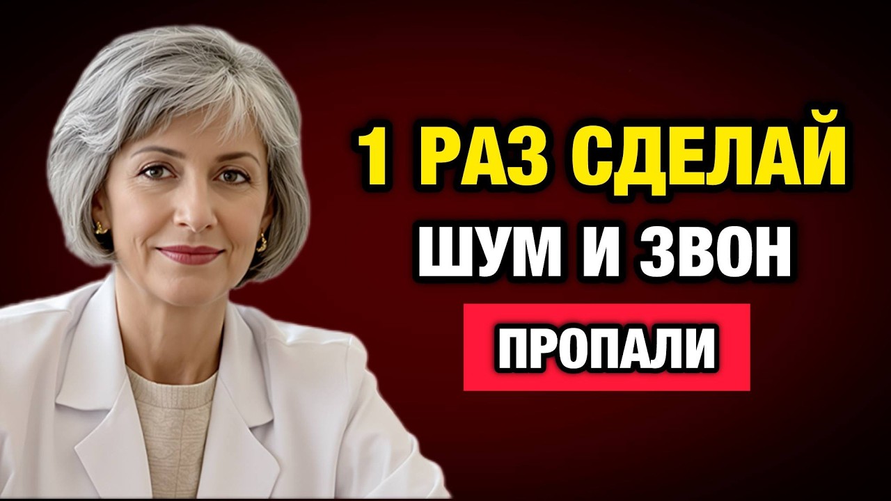Шум в ушах? Сделайте это вечером — и станет тише уже за 7 дней.