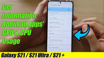 Galaxy S21/Ultra/Plus: How to Get Information About an Apps