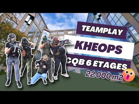 TEAMPLAY sur KHEOPS : Un CQB AIRSOFT de dingue en BELGIQUE !