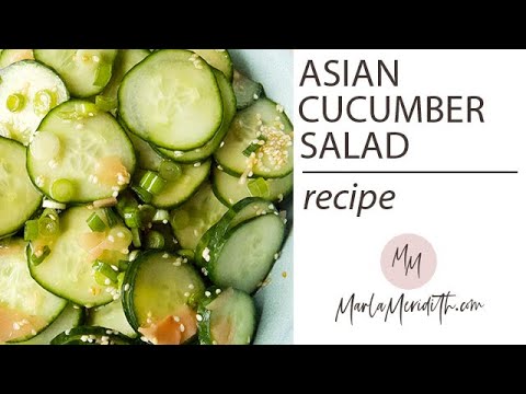 Asian Cucumber Salad recipe Asian Cucumber Salad recipe