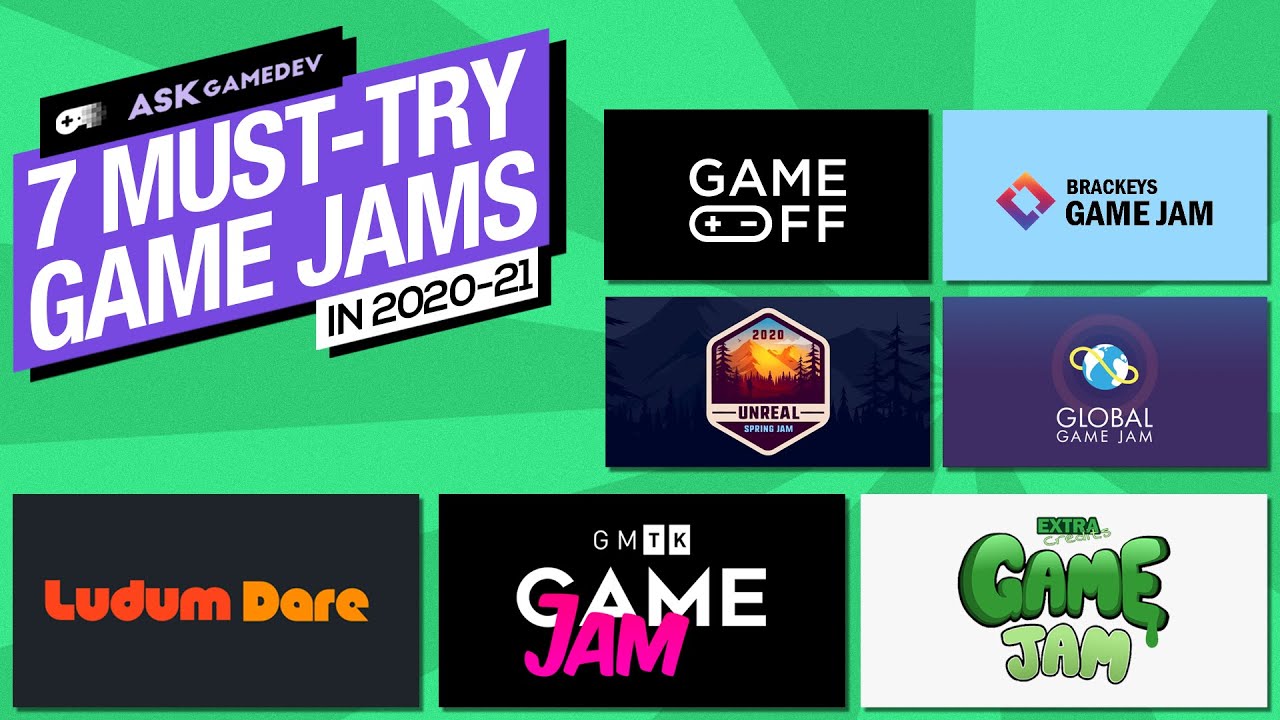 7 MustTry Game Jams GMTK Jam, Global Game Jam & More [202021] YouTube
