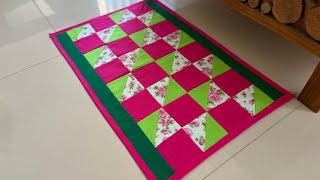 Tapete lindo de quadrados #patchwork