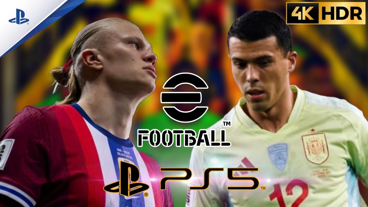 Noruega vs. España | eFootball 2026, Gameplay PS5 4K HDR 60 FPS