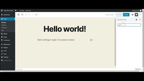 Gutenberg/Block Edit Screen Custom Sidebar Panel