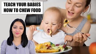 बच्चों को खाना चबाने की आदत कैसे डालें | Tips to make your baby chew food easily screenshot 5