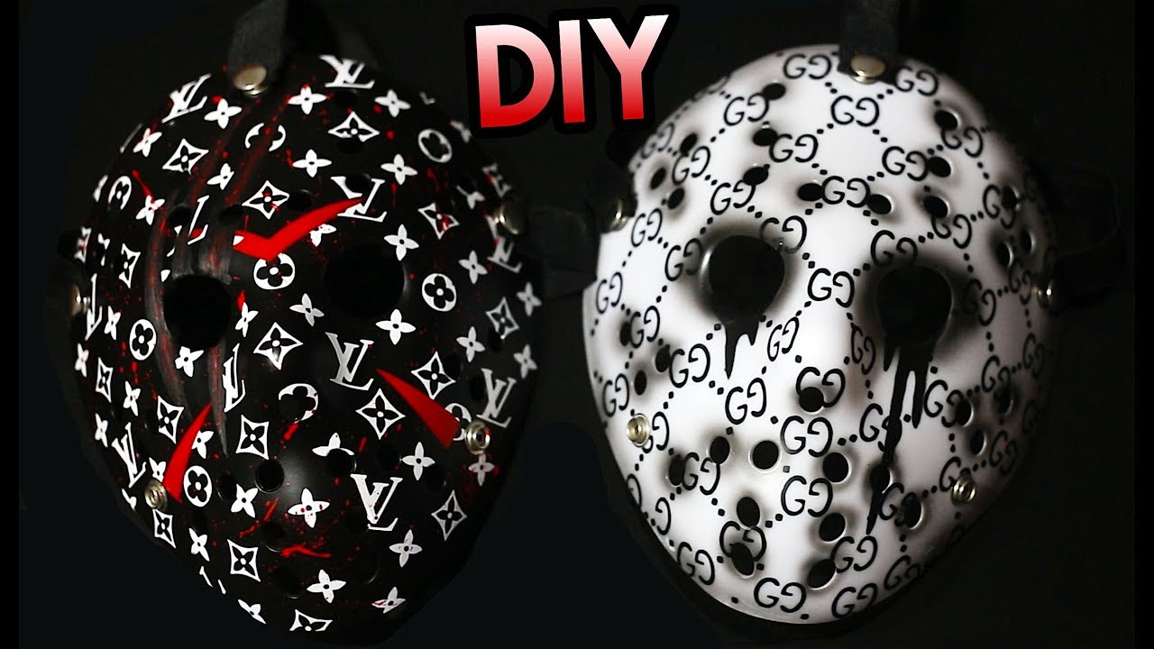 HOW TO: CUSTOMIZE A JASON HOCKEY MASK USING VINYL ! SUPER EASY! 