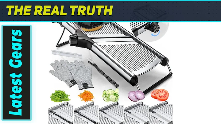 Gramercy Adjustable Mandoline Food Slicer - The Best Kitchen Tool for Perfect Cuts