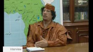 interview  Colonel Gaddafi