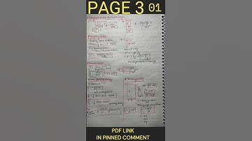 MECHANICAL PROPERTIES OF SOLID  revision sheets for NEET | VOCAL SENPAI | #physics #neet2023 #shorts