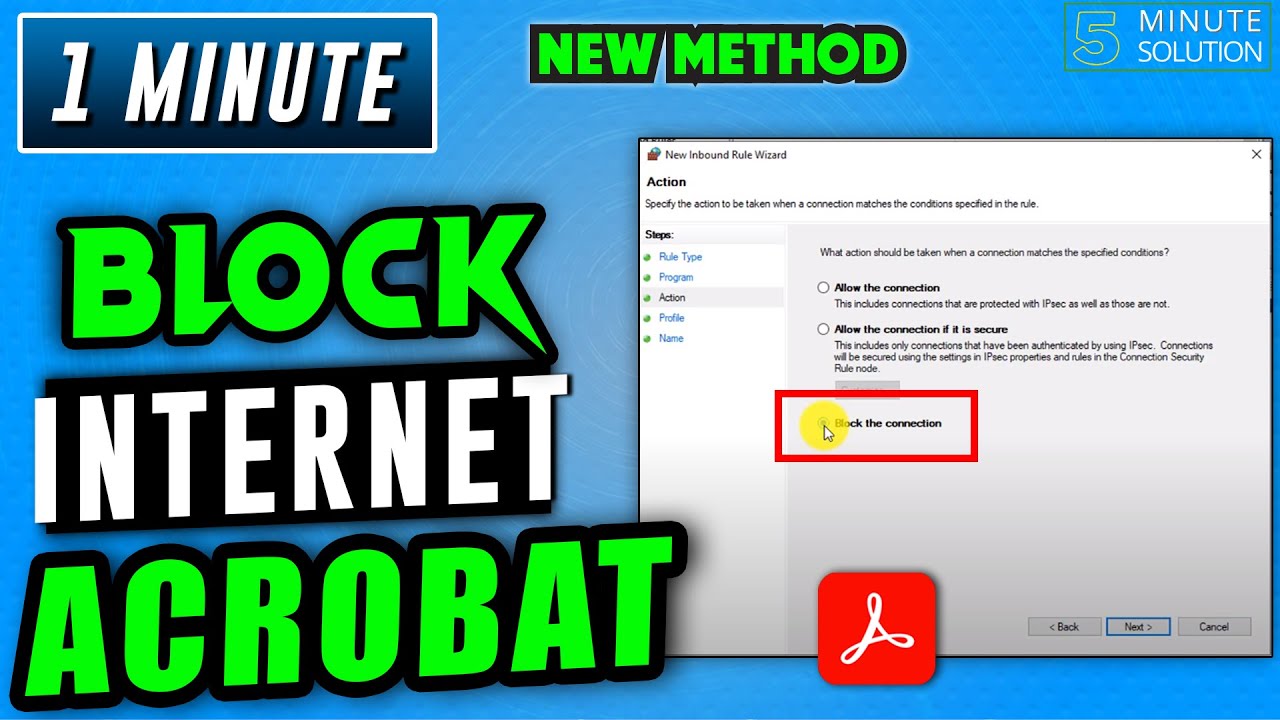 How to block Adobe Acrobat Connection 2024 YouTube