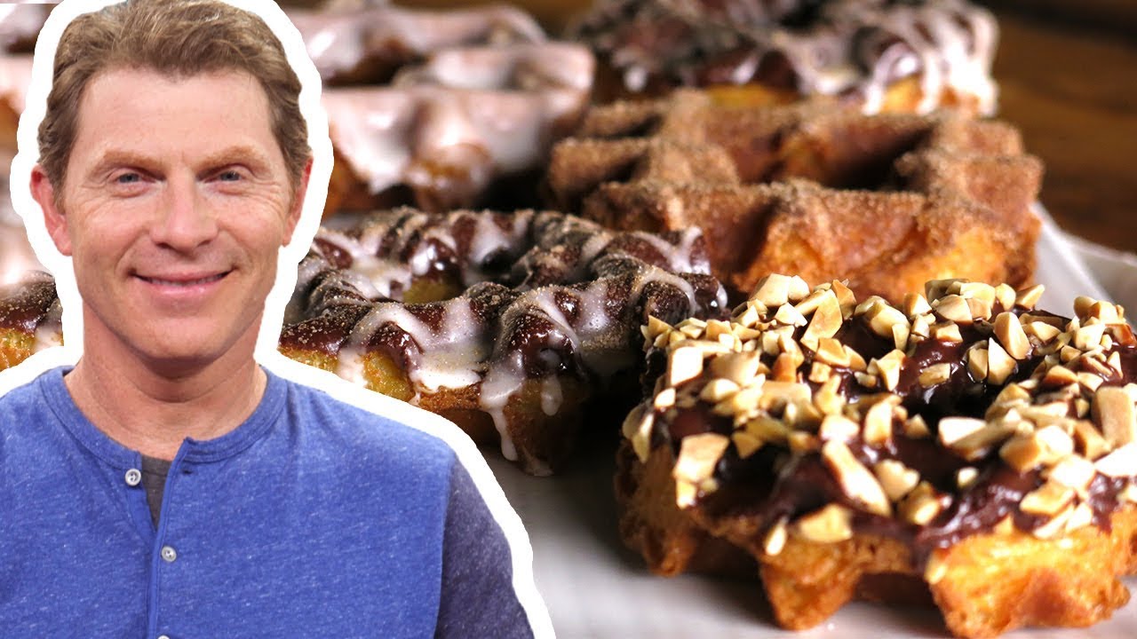 Bobby Flay Makes Glazed Waffle Doughnuts | Brunch @ Bobby’s | Food Network