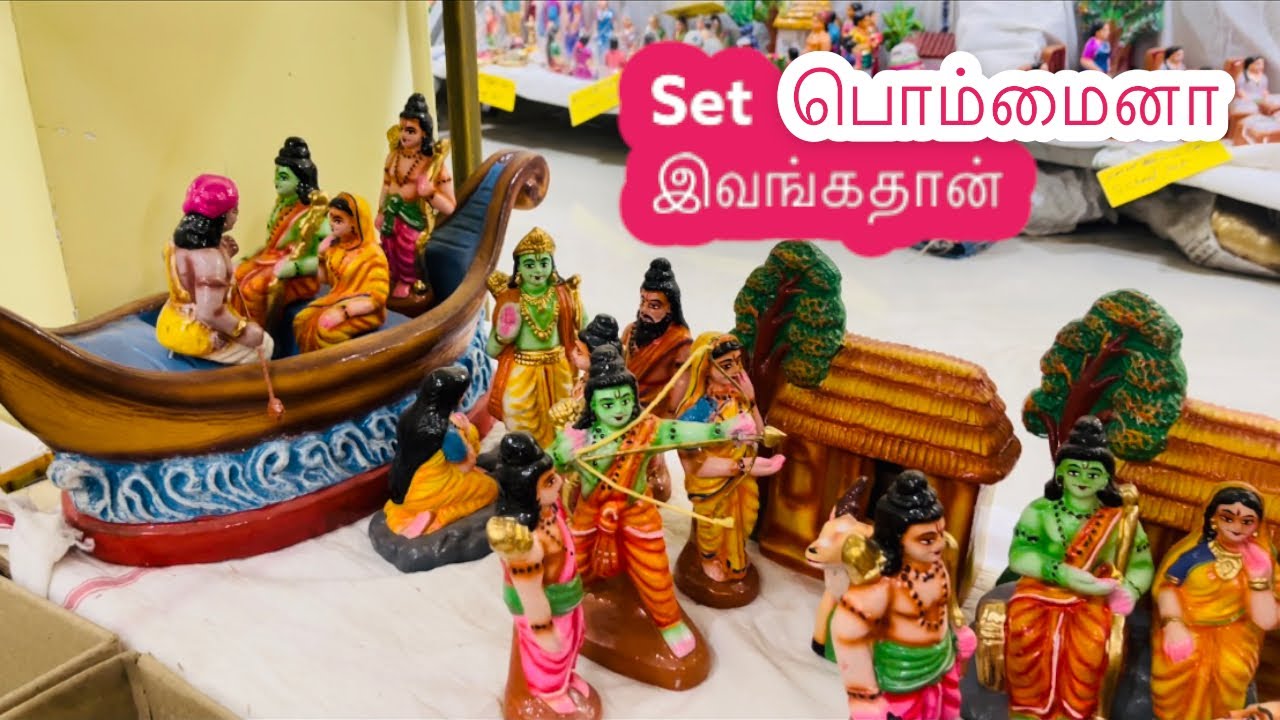 Set கொலு பொம்மைன்னா இவங்கதான் | Kanchipuram golubommai | unique concepts Golu Bommai | 