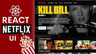 React Netflix Movie App Design Tutorial | React UI Full Course for Beginners screenshot 4