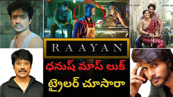 RAAYAN  movie trailer review | dhanush | SJ surya | Sundeep kishan | selvaragavan | prakash  Raj