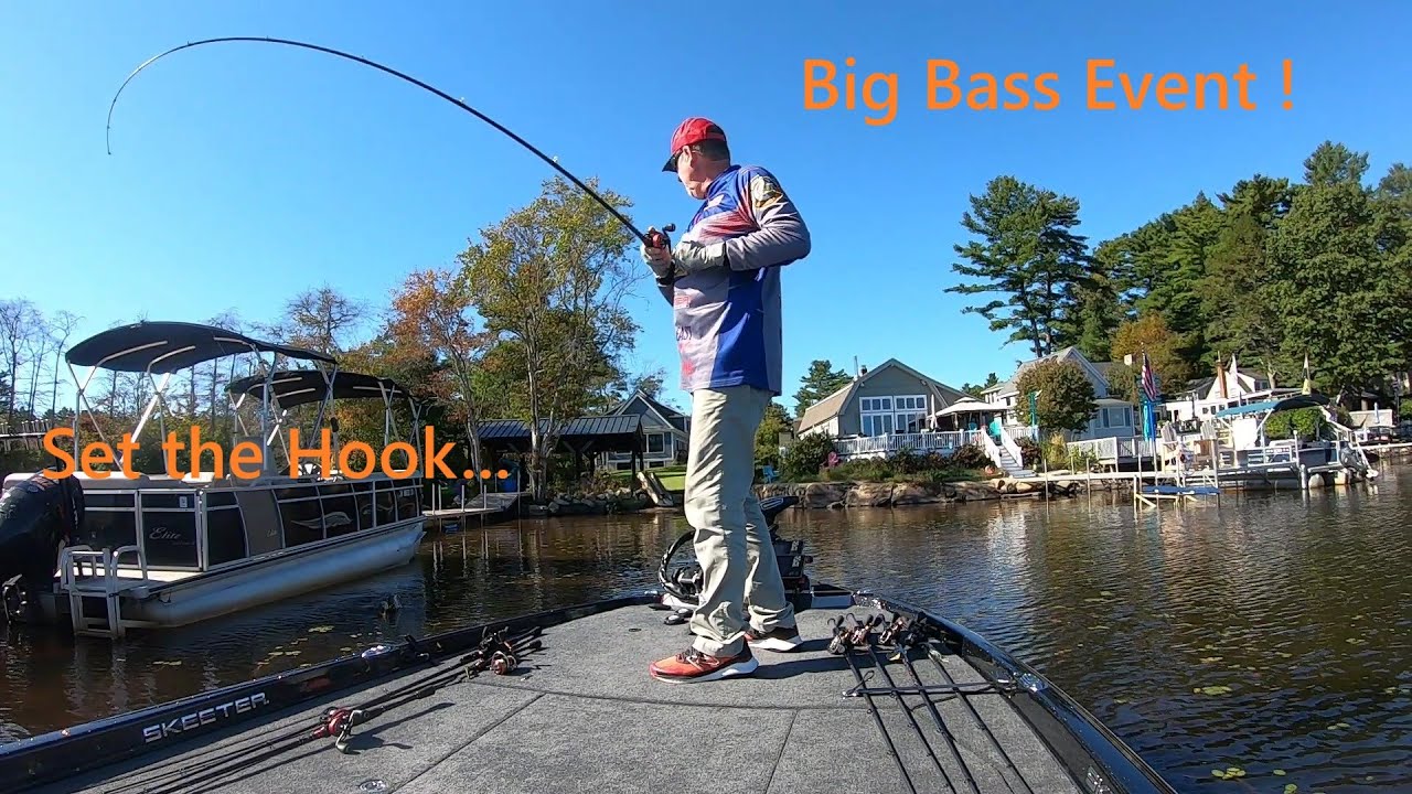 Lisa and I fish a Big Bass Event