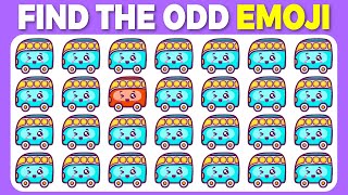 Spot the Odd One Out! Hard Emoji challenge!