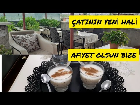 GÜNLÜK VLOG👈ÇATININ YENİ HALİ💢#Sigaraböreği #sütlaç YAPTIM👍 #temizlik