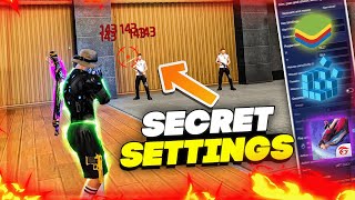 AIMBOT SETTINGS ?   BlueStacks/MSI Free Fire Emulator ️