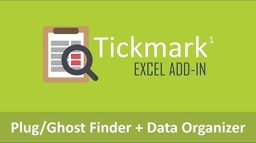 Tickmark Excel Add-in: Investigate Buttons