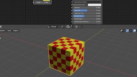 Blender Beginners | Master Materials | Checker Texture