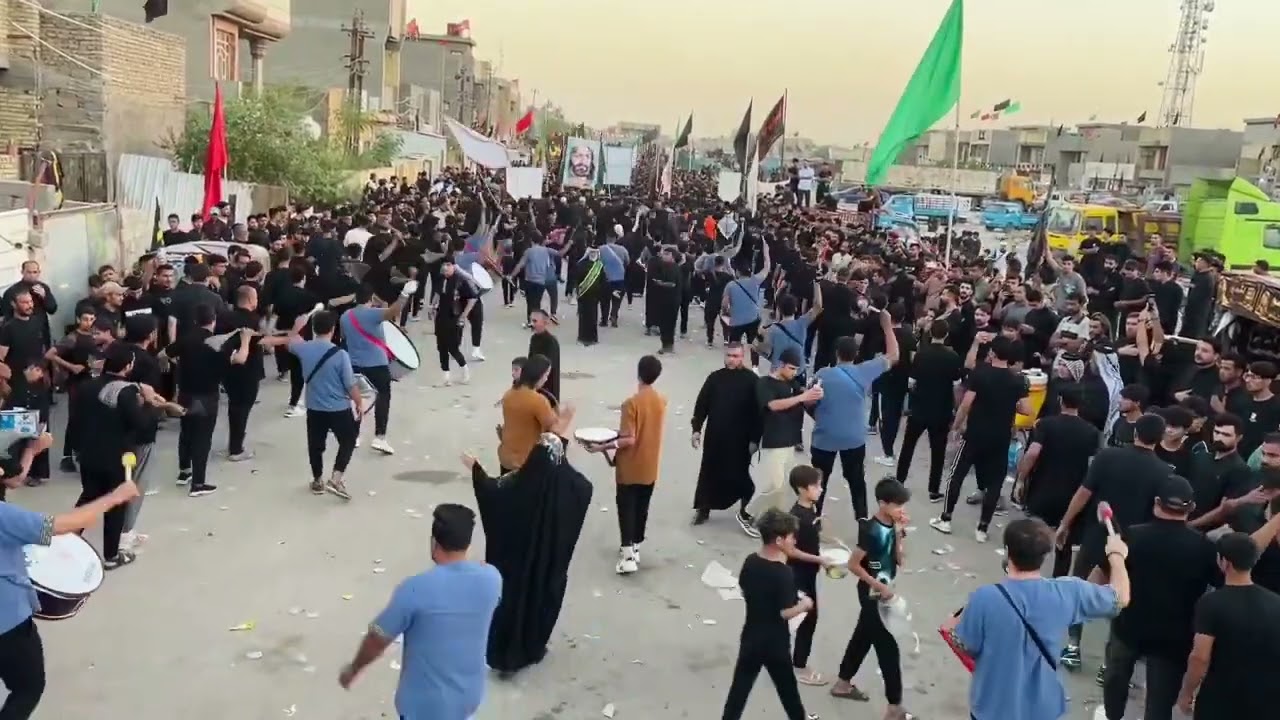 موكب فلاح العقيلي يوم 5 محرم استعراض الفضيليه موكب قائم ال محمد عج2025