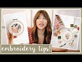 EMBROIDERY Q&A - Answering your embroidery questions! Helpful tips for beginners & how to embroider