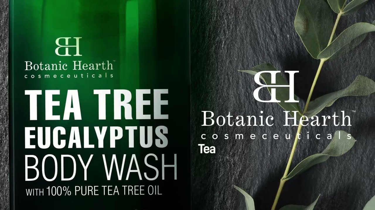 BH Tea Tree Eucalyptus Body Wash | 16 fl oz | Made with Natural Ingredients | Effective Foot Wash