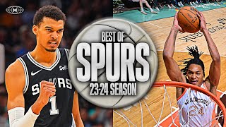 San Antonio Spurs BEST Highlights & Moments 23-24 Season 👽