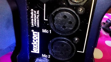 Lexicon lambda Line in and line outs