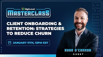 Masterclass with Ryan O