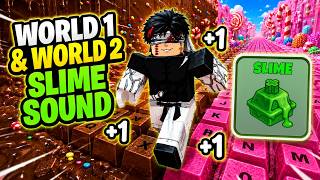 SLIME KEYS +1 Speed Keyboard Escape Candy & Chocolate World 1 & 2 All Stages screenshot 4