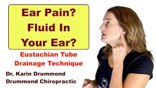 Ear Pain Fluid In Your Ear Explaining Eustachian Tube Drainage Technique For Relief