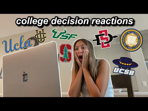 COLLEGE DECISION REACTIONS 2022 I uc&rsquo;s, stanford & more!!