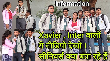 Tips & Suggestions from students of 12th to Freshers of Batch 2022 , Xavier College , Intermediate 📚
