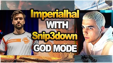 TSM Imperialhal plays with Snip3down like Before, then Enters GOD MODE on Predator Rank!