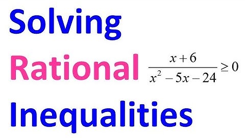Test B (19 to 23) Solving Rational Inequalities