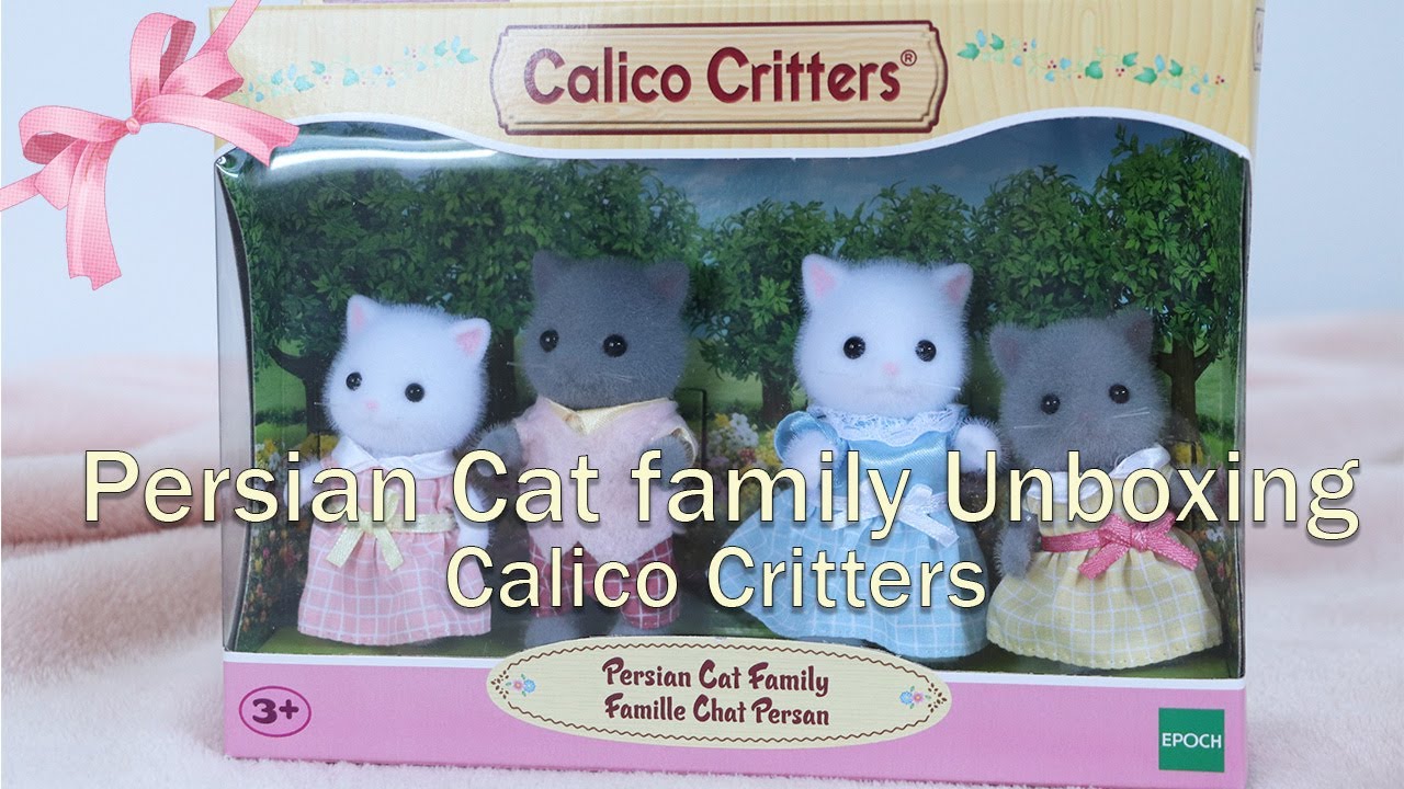 Sylvanian Families Calico Critters Persian Cat Twin Sister 