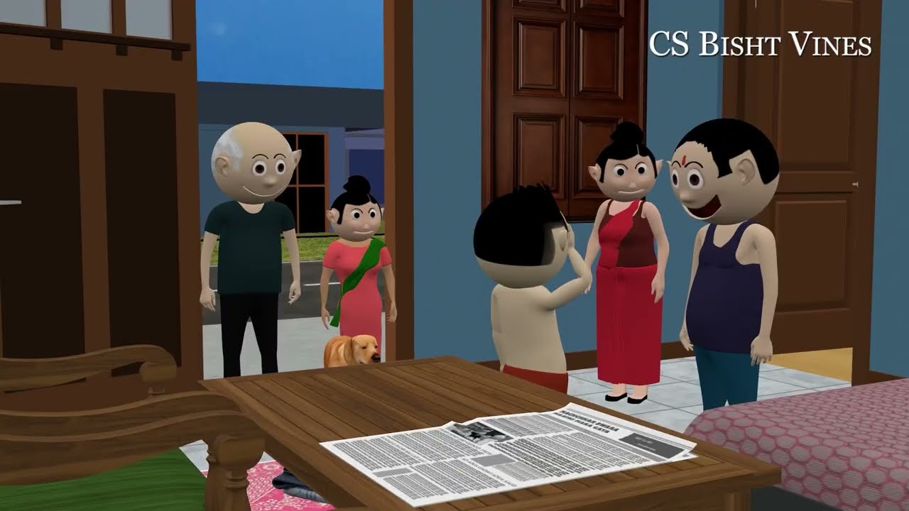 Paagal Beta comedy cartoon | CS Bhist Vines | Cartoon comedy, cartoon, carton funny