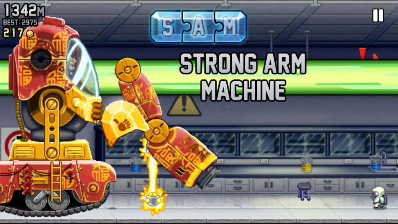 Jetpack Joyride Gameplay New Skin Purchased YouTube