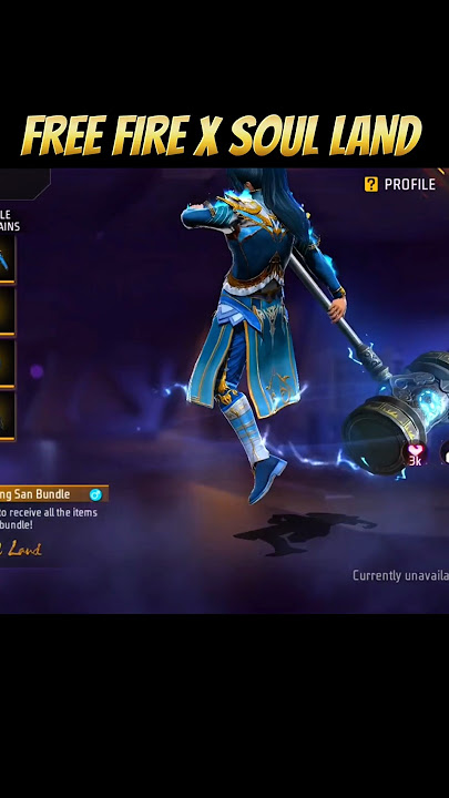 😱Free Fire x Soul Land: New Tang San Bundle #shorts