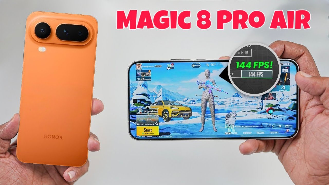 Honor Magic 8 Pro Air Pubg Test | Honor Magic 8 Pro Air Gaming Test | Honor Magic 8 Pro Air 