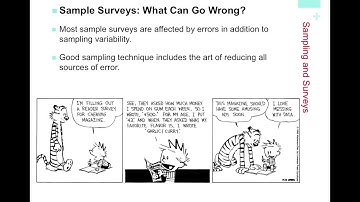 Chapter 11 (Video 3): Sample Surveys