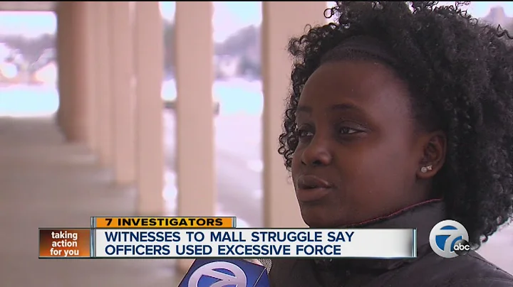 Witnesses to mall struggle say guards used excessive force