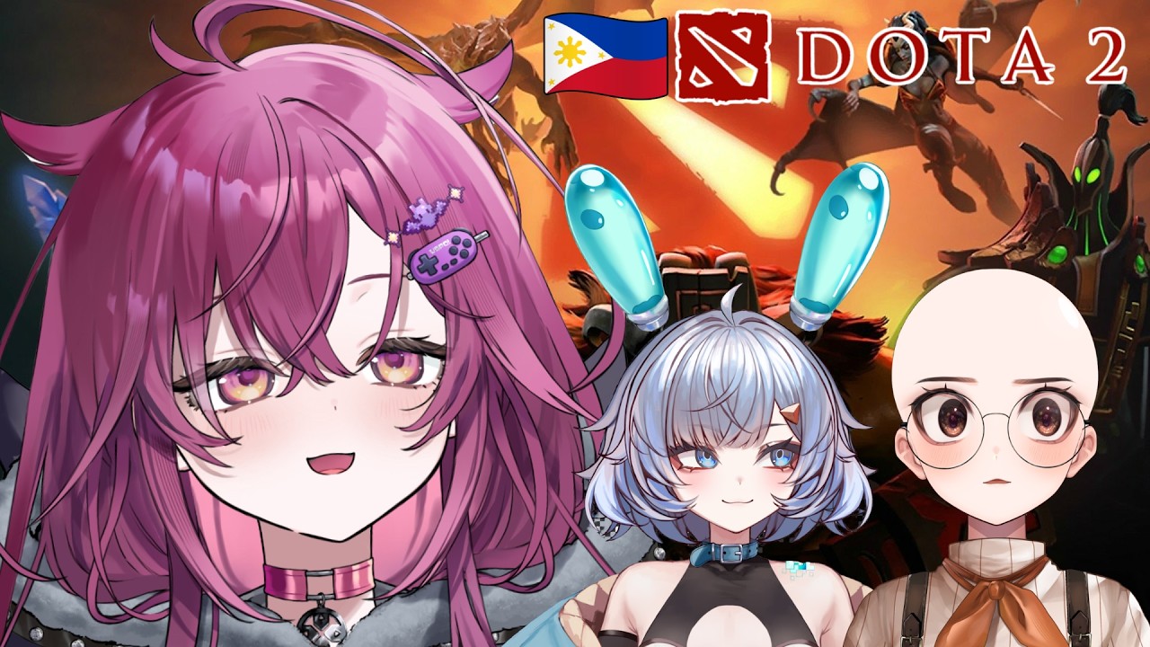 ◤Dota 2◢ this game will make you bald w/ @KunehoKarotkeyk @PanVTuber | #JunoUmezono #VSPOEN