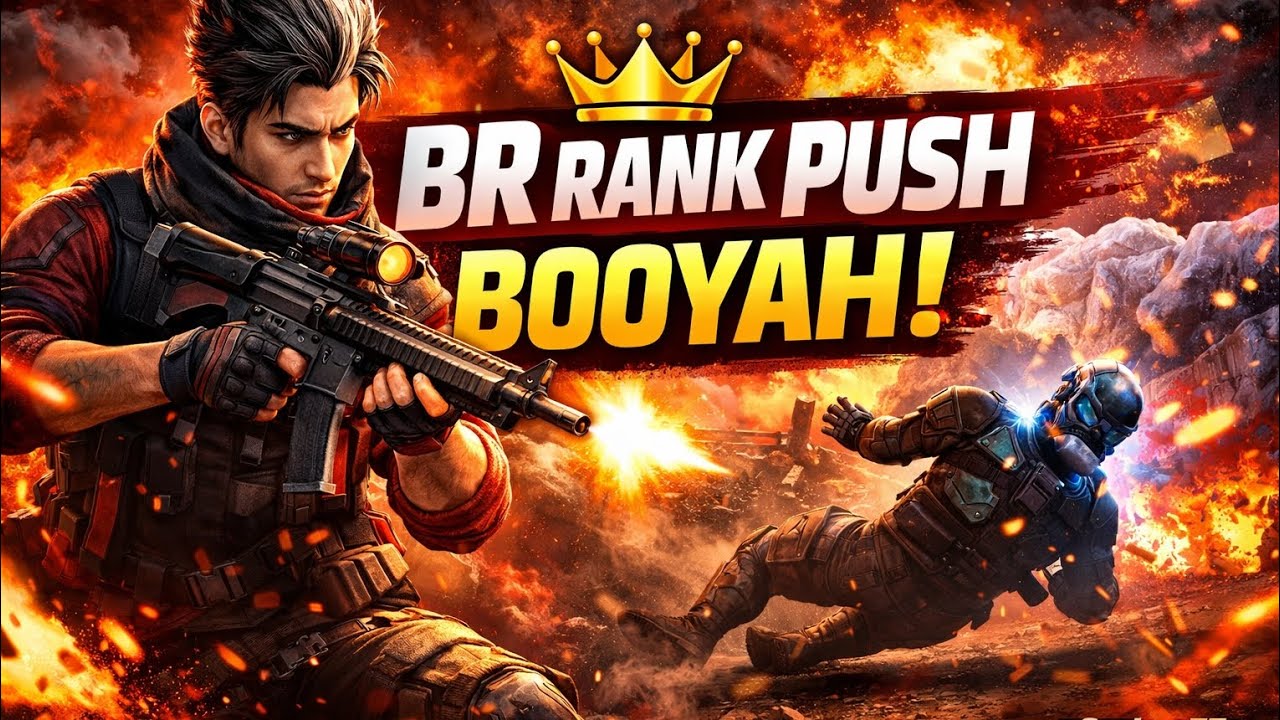 BR Rank Push 💪 Full Rush Gameplay | Booyah 🔥 Free Fire |sachin FF ...