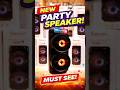 “🔥 Powerful Party Speaker – Sound That Shakes the Room! 😱”