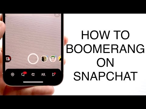 How To Do a Boomerang On Snapchat! (2023)