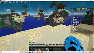 I play bedwars with Minecraft Super Noob Gaming...