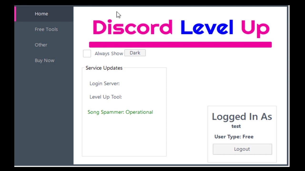 Discord Level Up Tool V2 BETA YouTube